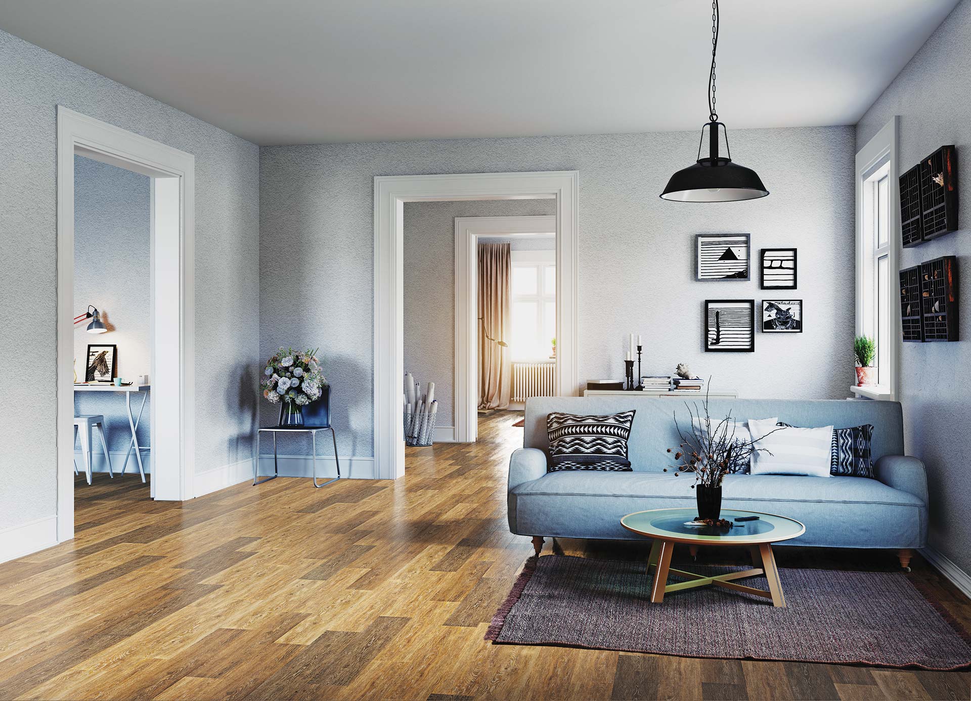 Luxury product brochure and website for Ambiance Vinyl Flooring
