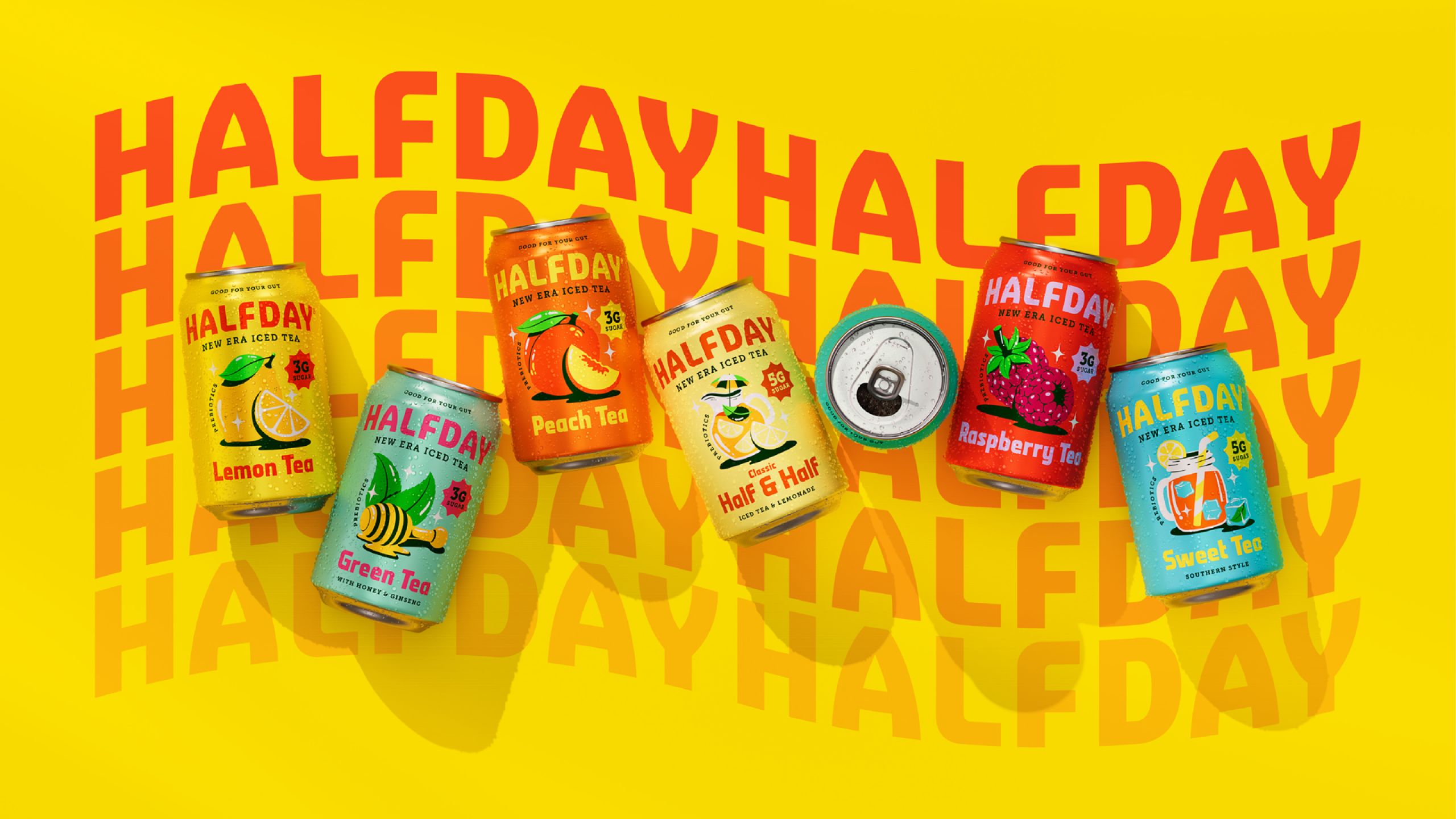 Nostalgic fun for iced tea brand HALFDAY