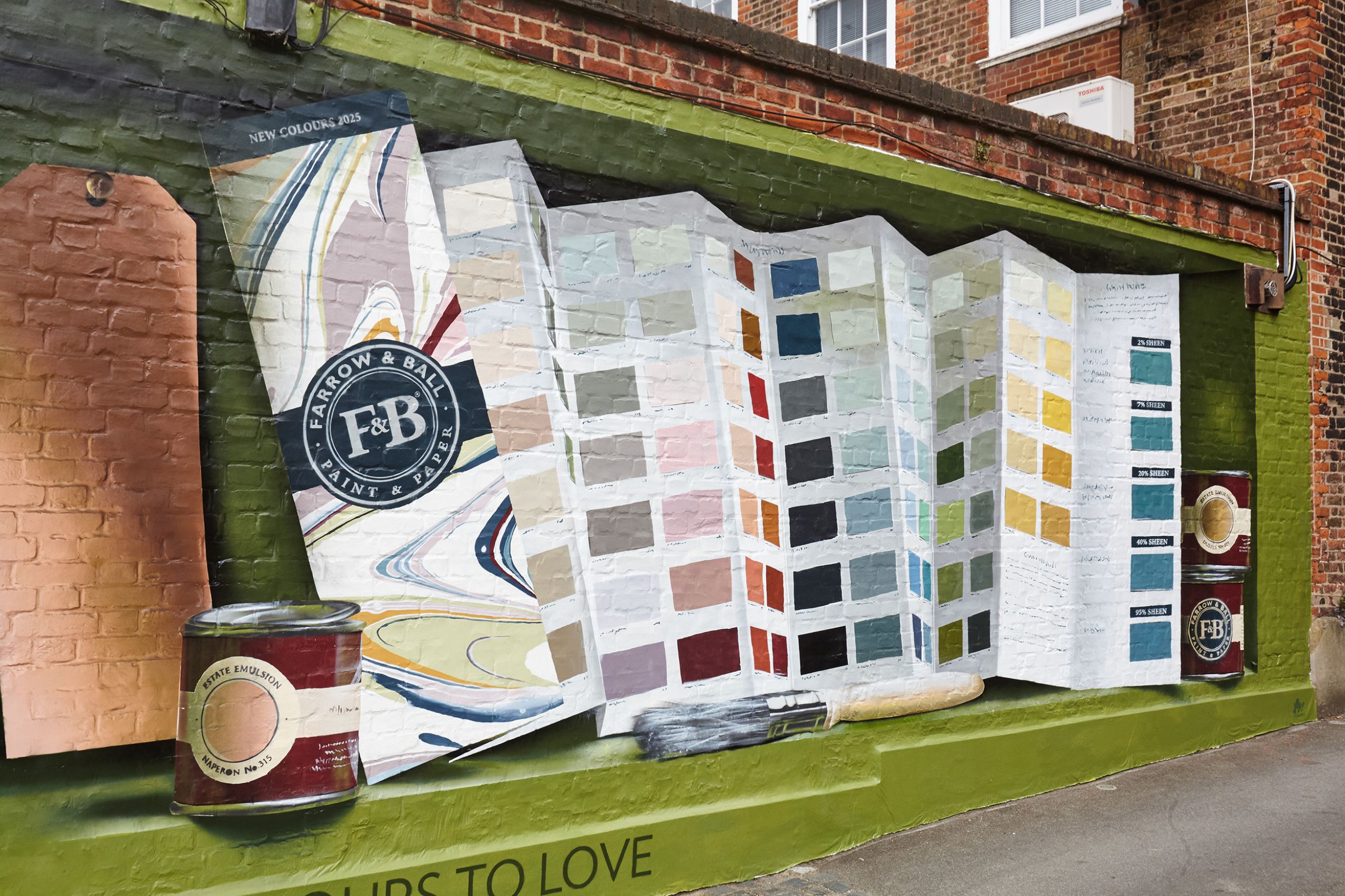 Farrow & Ball bring London's streets to life